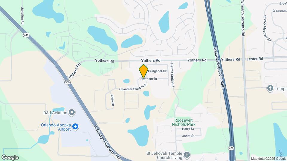 3708 Statham Dr Map and Location Details