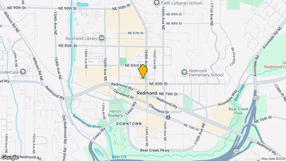 Rove Redmond Map and Location Details