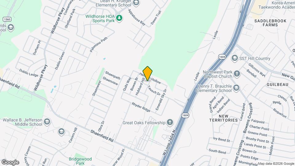 9011 Dusty Run Ln Map and Location Details