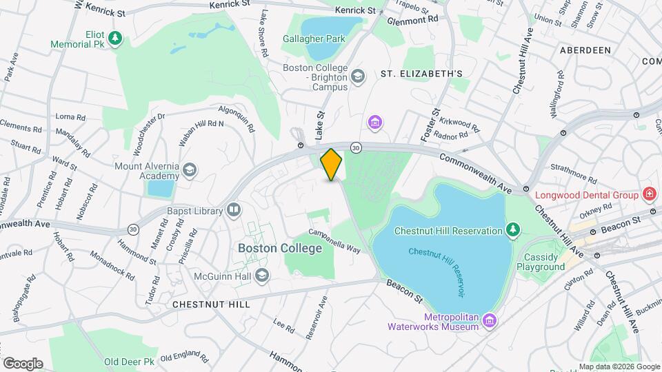 140 Commonwealth Ave Map and Location Details