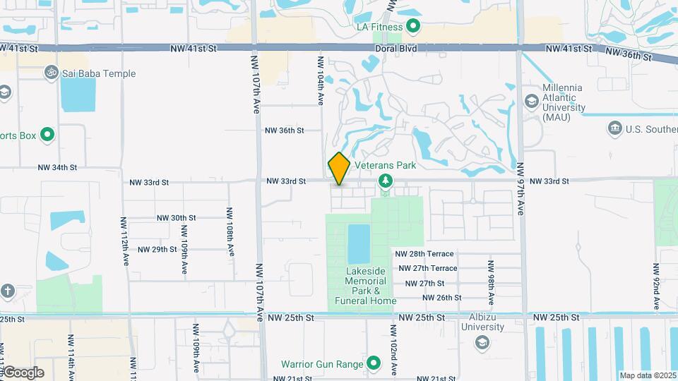 3252 NW 103rd Pl Map and Location Details