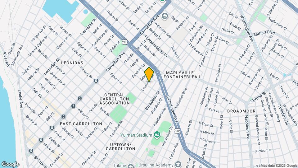 7325 Sycamore St Mapa y Detalles de la Ubicación