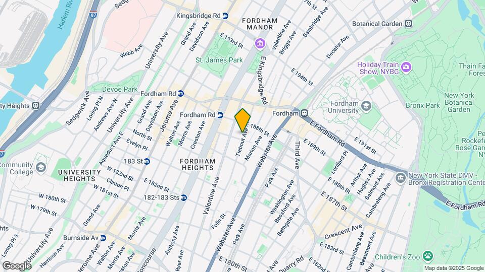 315-317 E 187th St Mapa y Detalles de la Ubicación