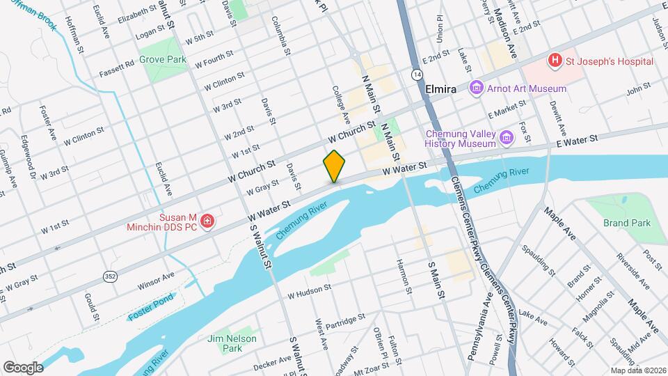 353 W Water St Map and Location Details