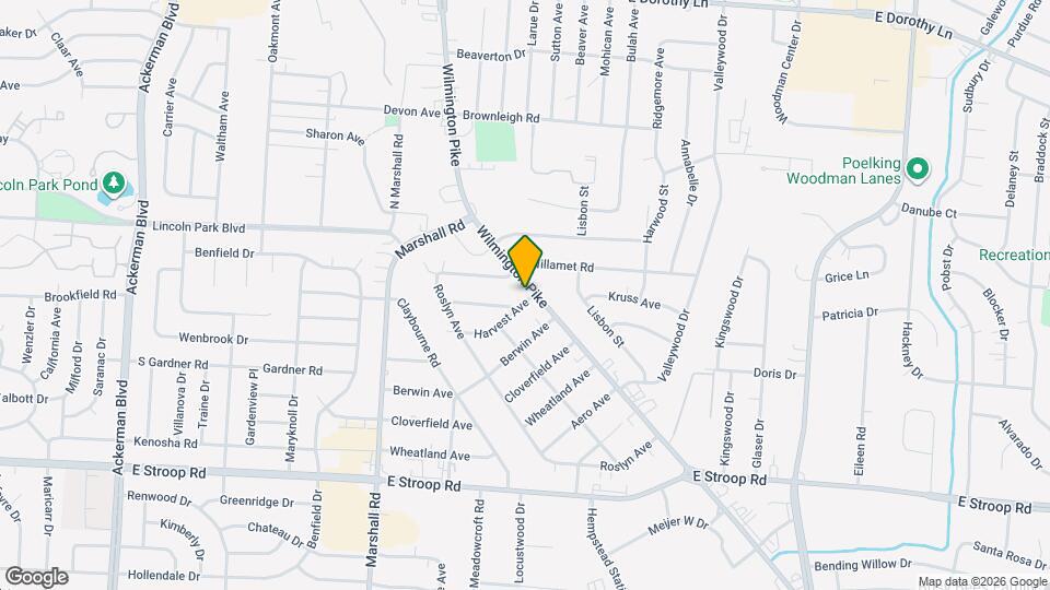 1567 Harvest Ave Map and Location Details