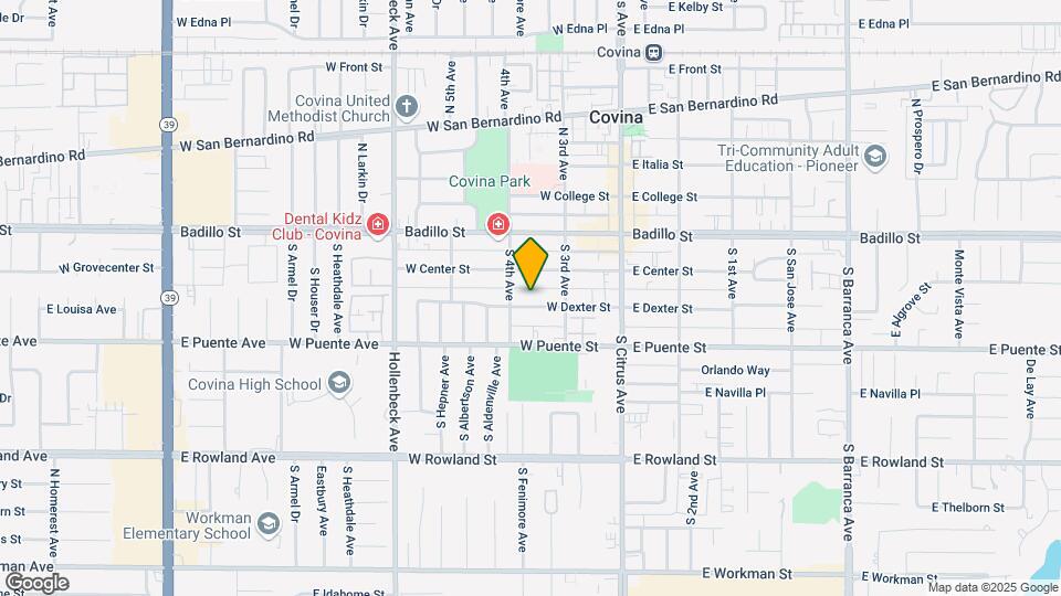 253 W Dexter St Mapa y Detalles de la Ubicación