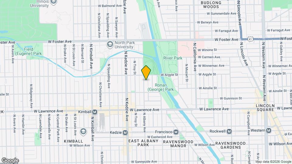 4937 N Albany Ave Map and Location Details