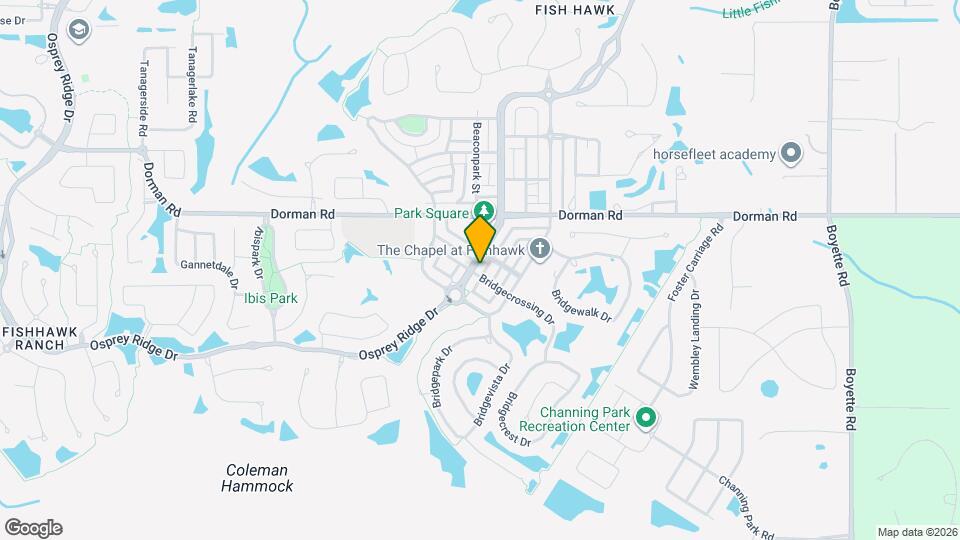 6114 Fishhawk Crossing Blvd Mapa y Detalles de la Ubicación
