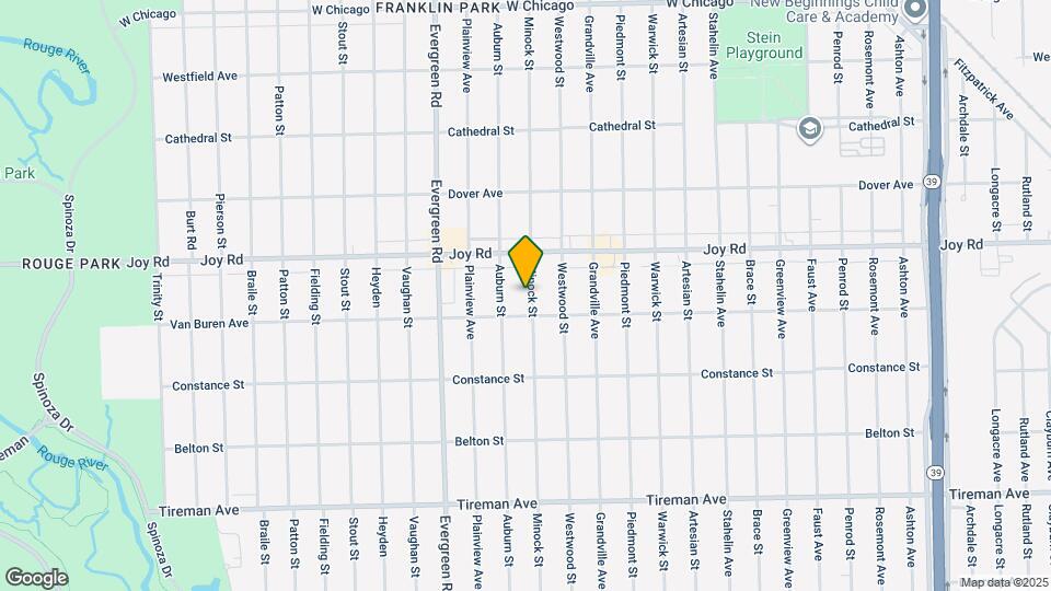 8639 Minock St Map and Location Details