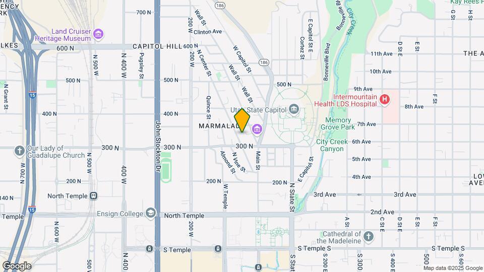 318 N Center St Map and Location Details