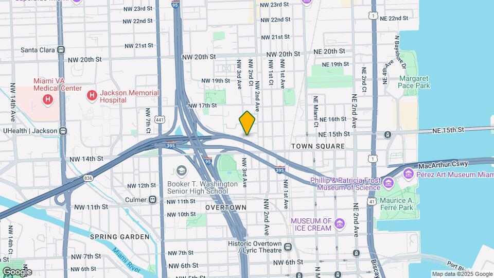 1447 NW 3rd Ave Map and Location Details