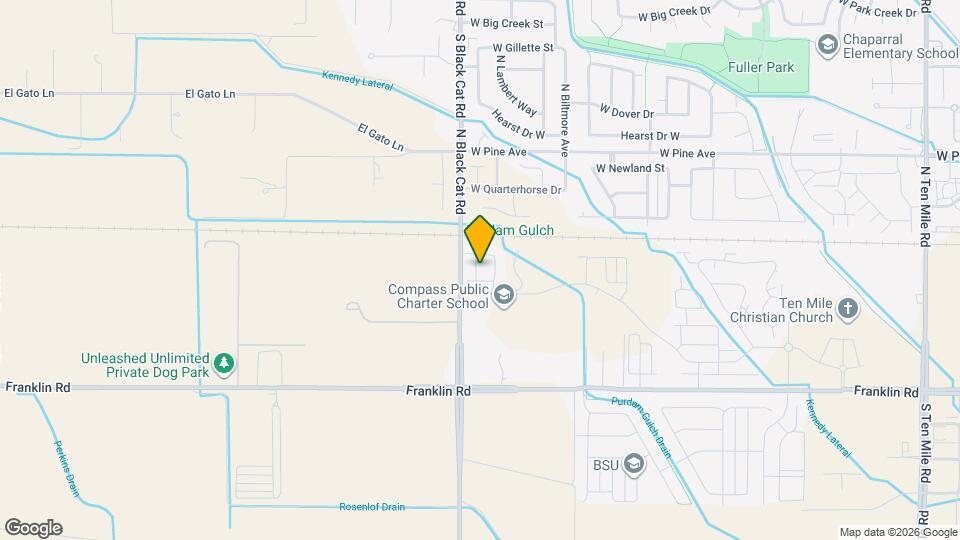 412 N Traquair Ln Map and Location Details