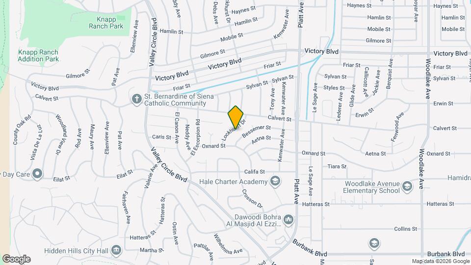 6104 Lockhurst Dr Map and Location Details