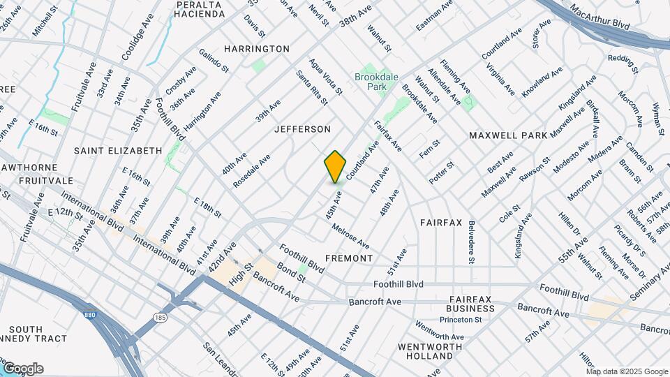2183 Courtland Ave Mapa y Detalles de la Ubicación
