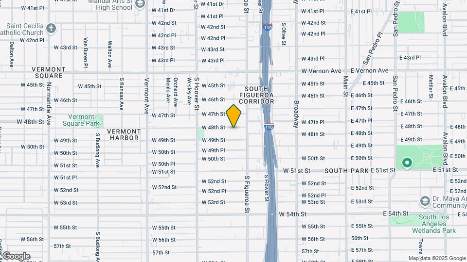 530 W 48th St Map and Location Details