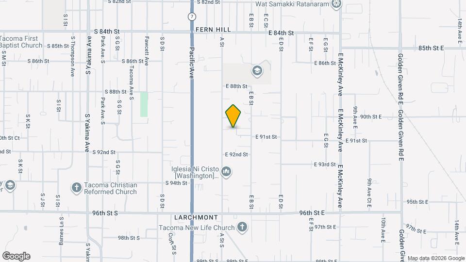 9106 E Sherwood St Mapa y Detalles de la Ubicación