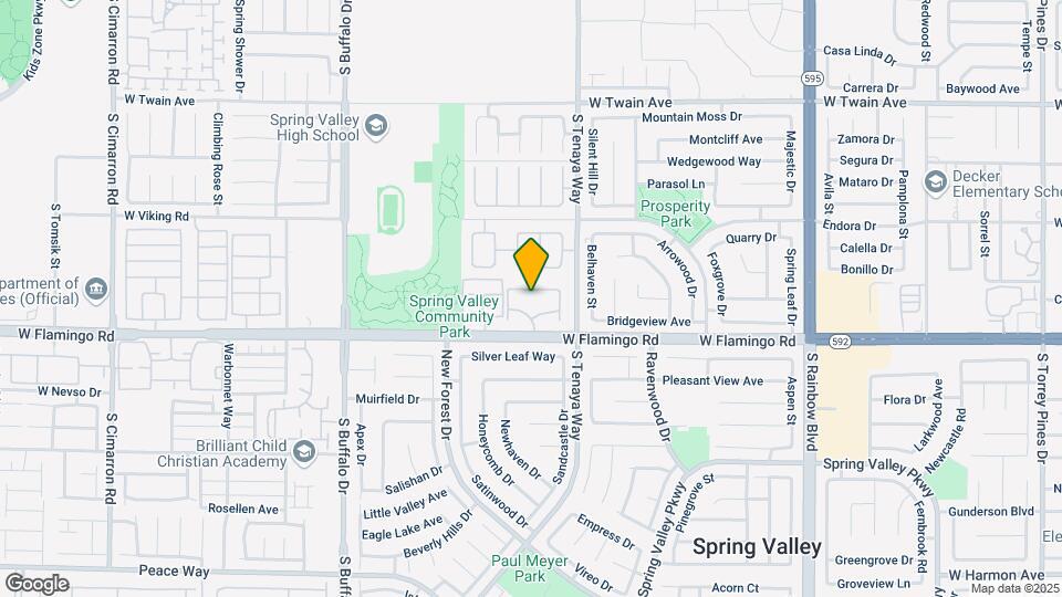 7400 W Flamingo Rd, Unit 1029 Map and Location Details
