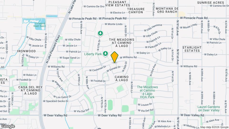22528 N 96th Ave Map and Location Details