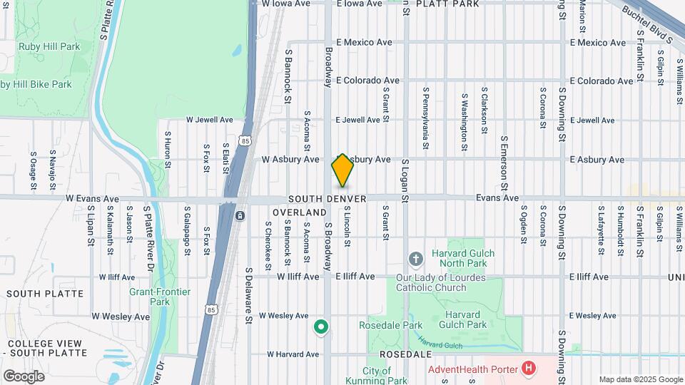 2091 S Lincoln St Map and Location Details