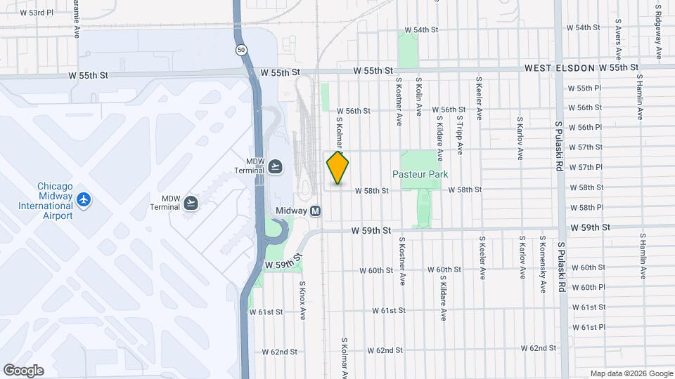 5756 S Kolmar Ave Map and Location Details