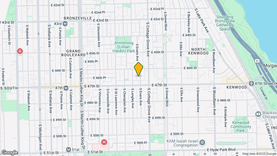 4628 S Evans Ave Map and Location Details