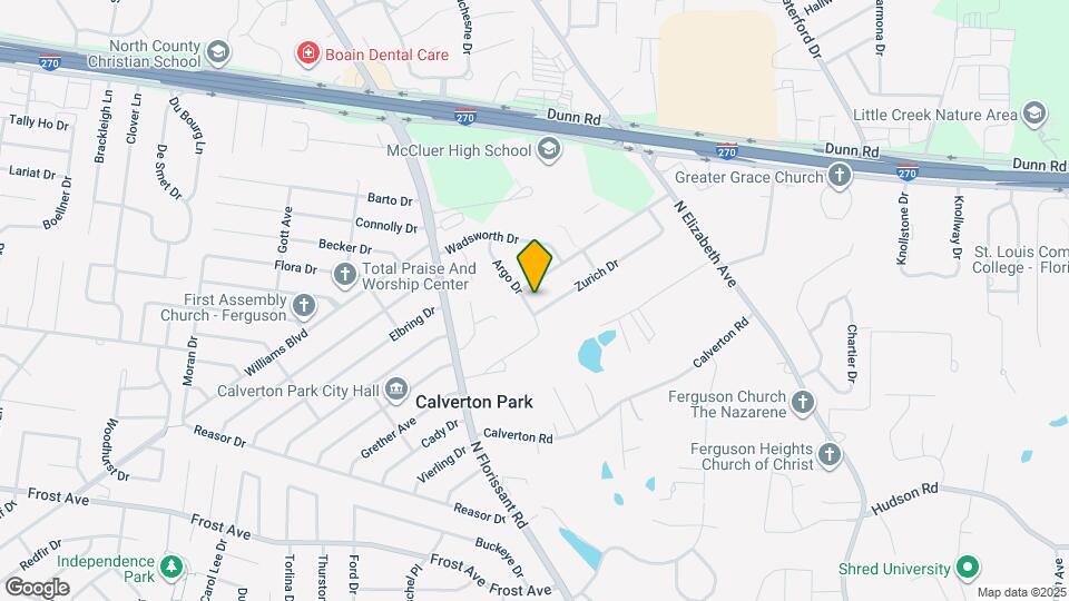 2220 Argo Dr Map and Location Details