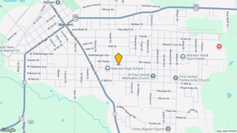 728 E Highland Ave, Unit B Map and Location Details