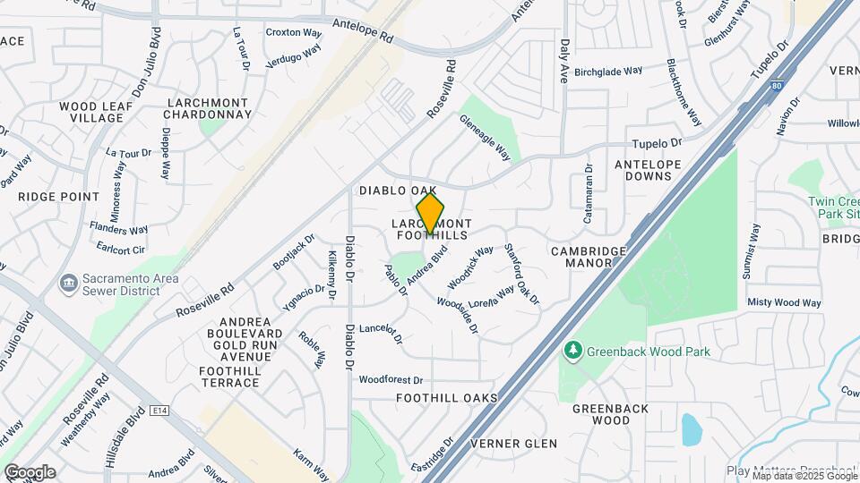 7020 Roca Way Map and Location Details