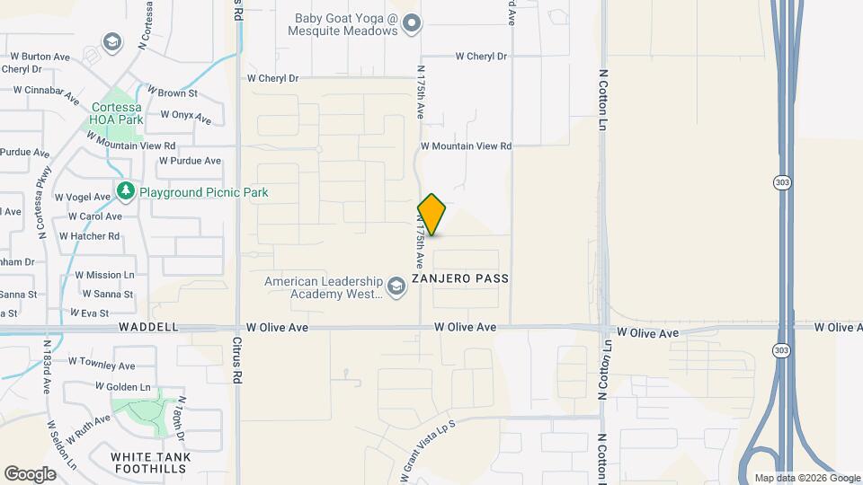 17484 W Sunnyslope Ln Mapa y Detalles de la Ubicación