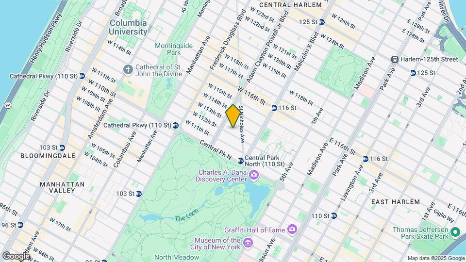131 W 112th St Map and Location Details