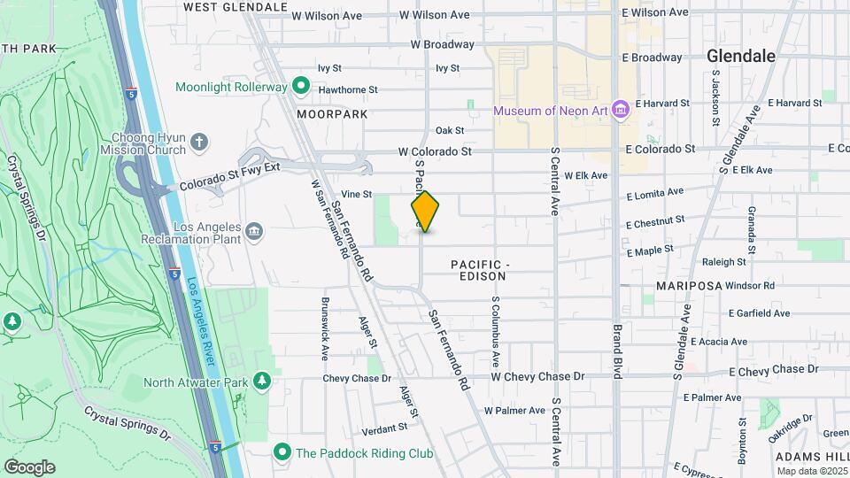 520 S Pacific Ave Map and Location Details
