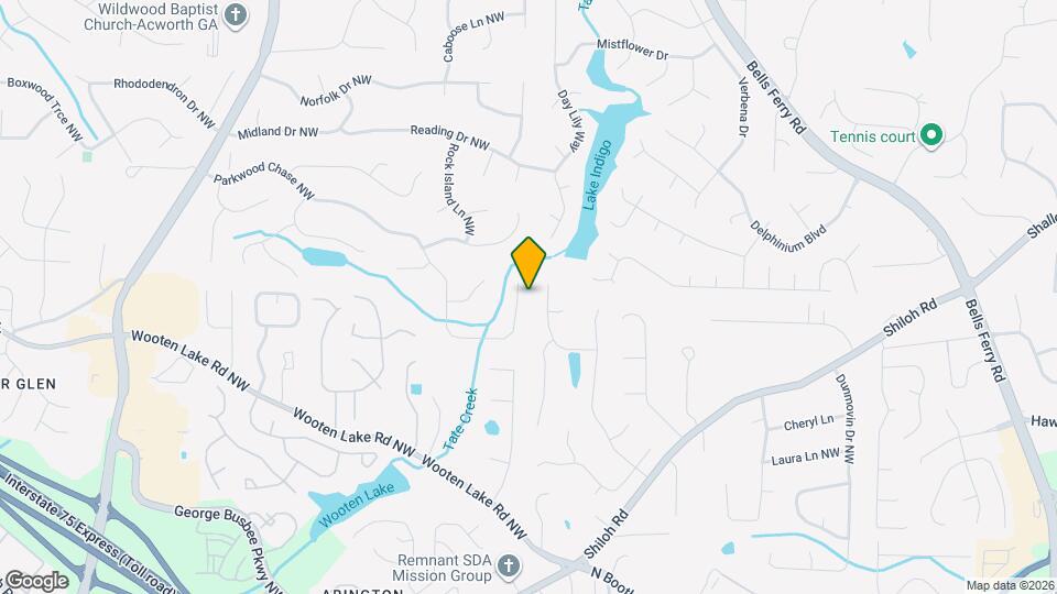 1185 Parkwood Chase NW Map and Location Details