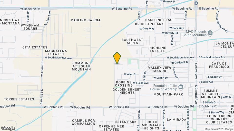 8504 S 10th Ln Map and Location Details