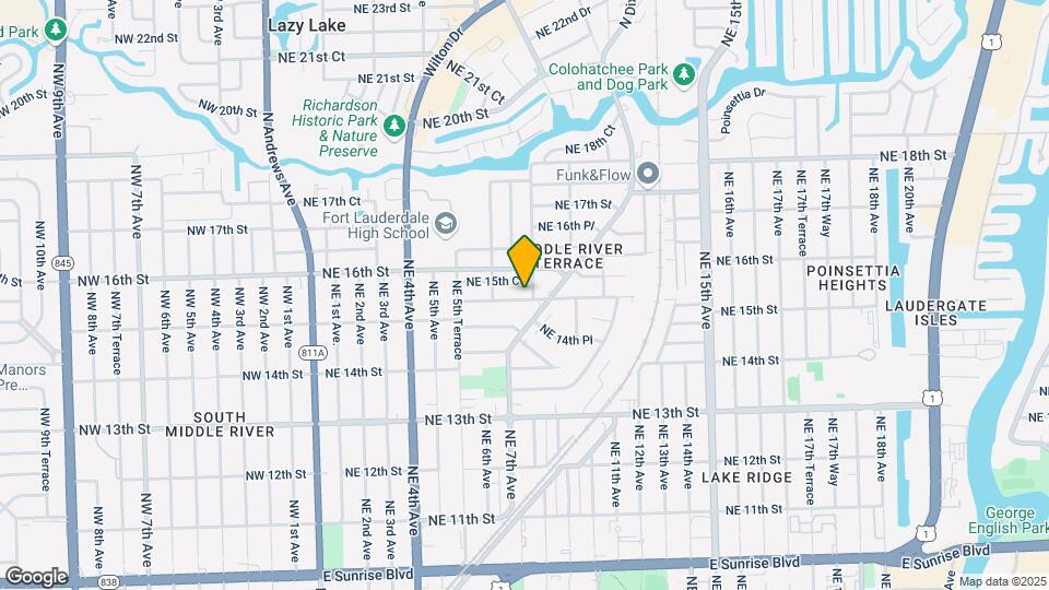 735 NE 15th St Map and Location Details