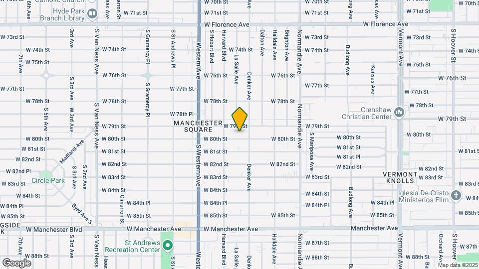 1623 W 80th St Map and Location Details