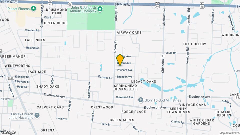 620 Prichard Ave Map and Location Details