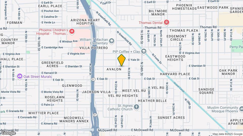 2217 E Sheridan St Map and Location Details