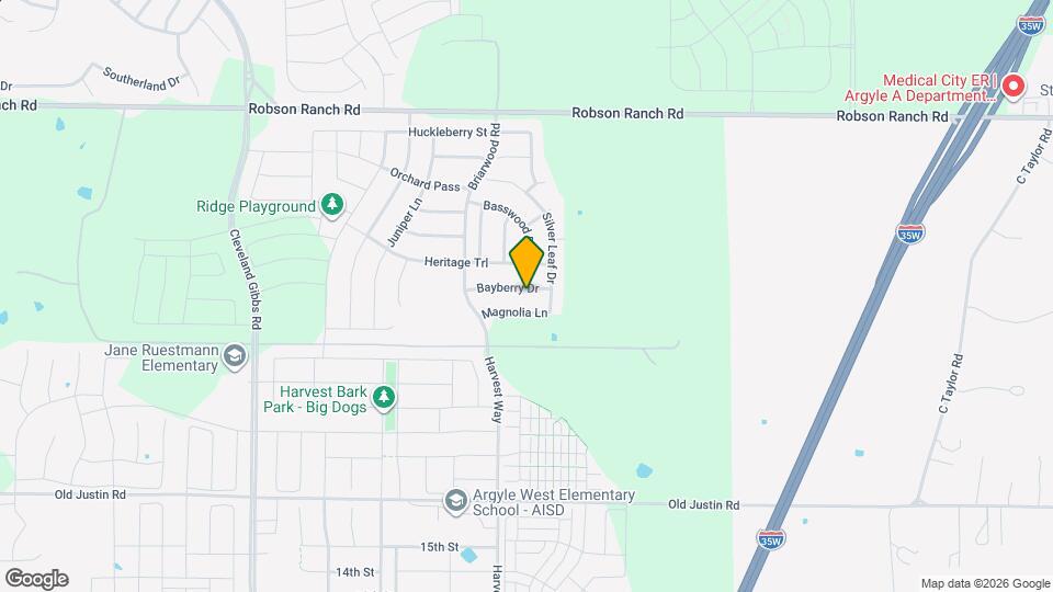 921 Bayberry Dr Map and Location Details