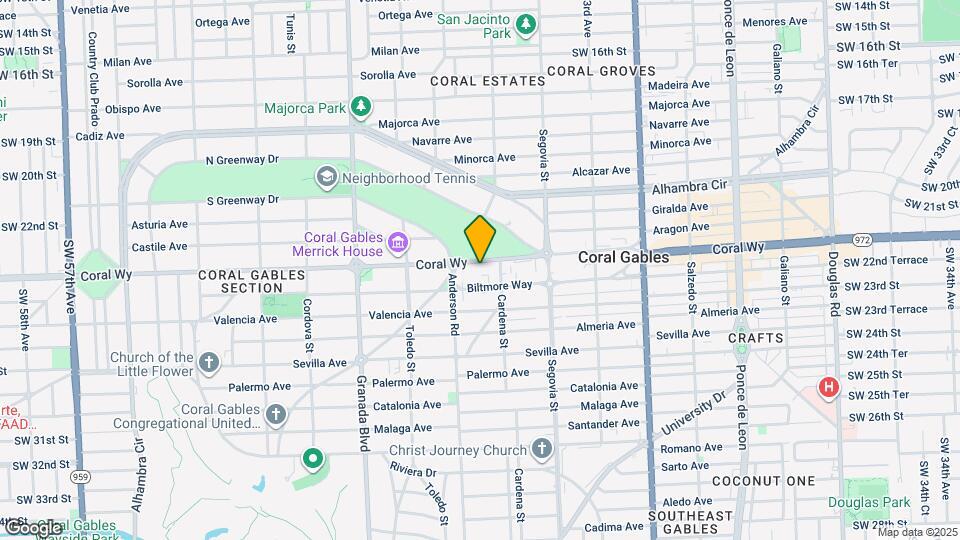720 Coral Wy Mapa y Detalles de la Ubicación