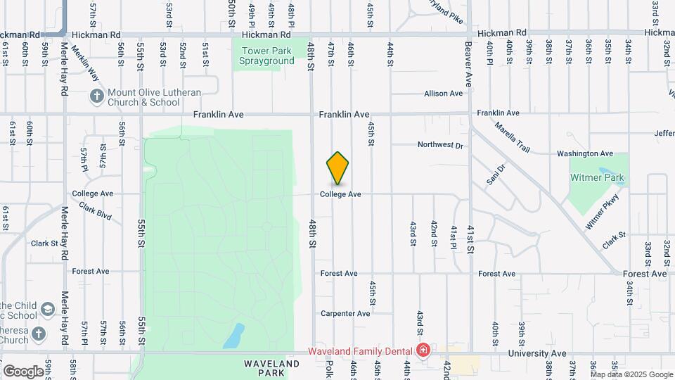 1603 47th St Map and Location Details