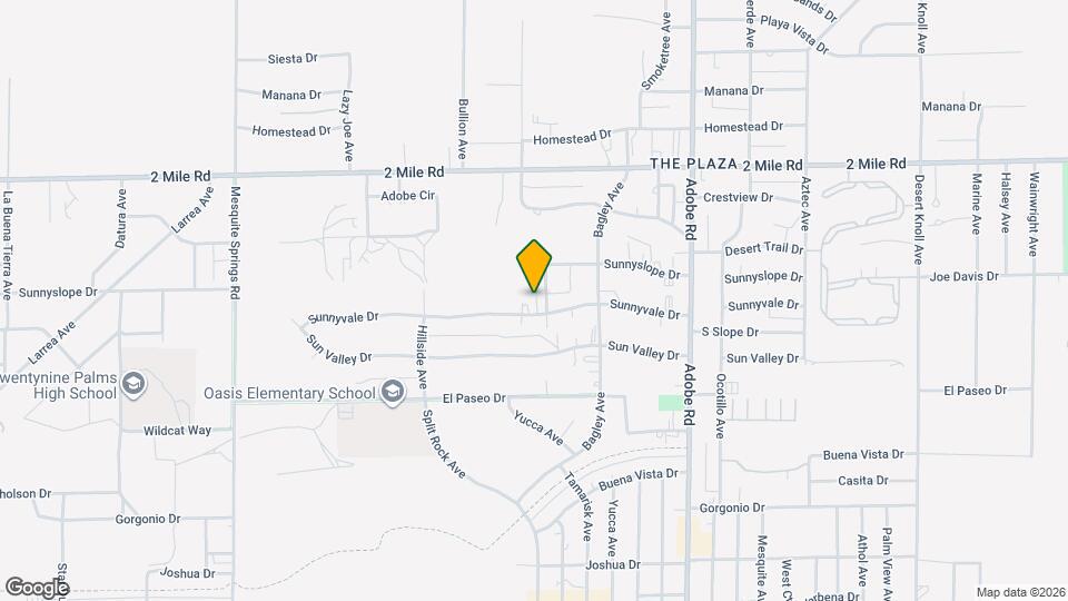 73428 Sunnyvale Dr Map and Location Details