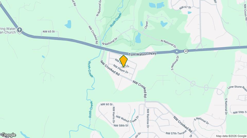 11004 NW Player Dr Map and Location Details