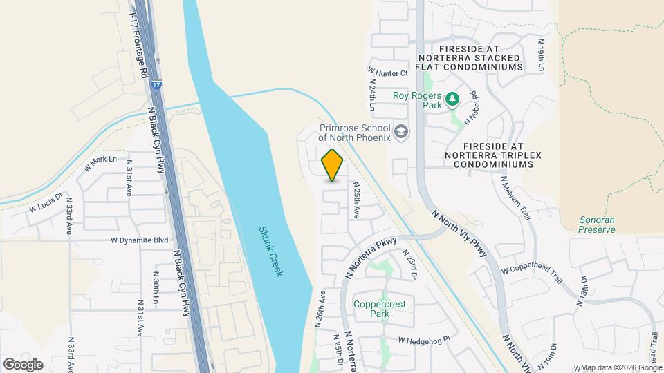 2530 W Cordia Ln Map and Location Details