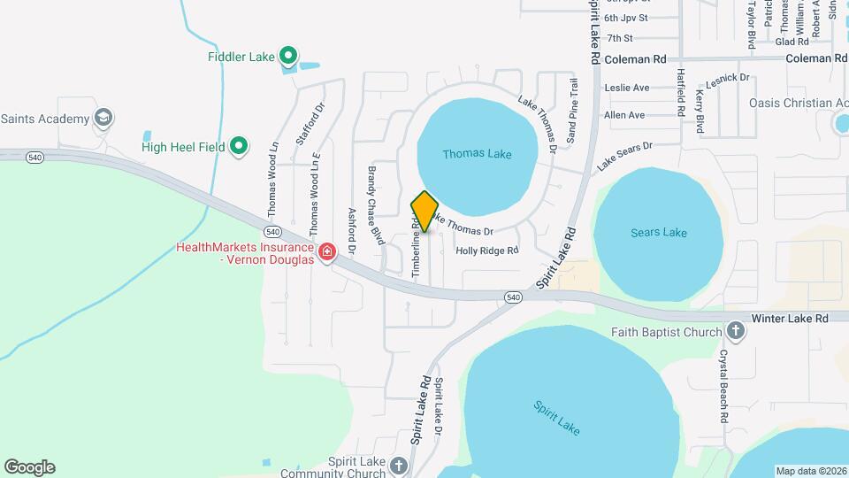 3233 Timberline Rd Map and Location Details