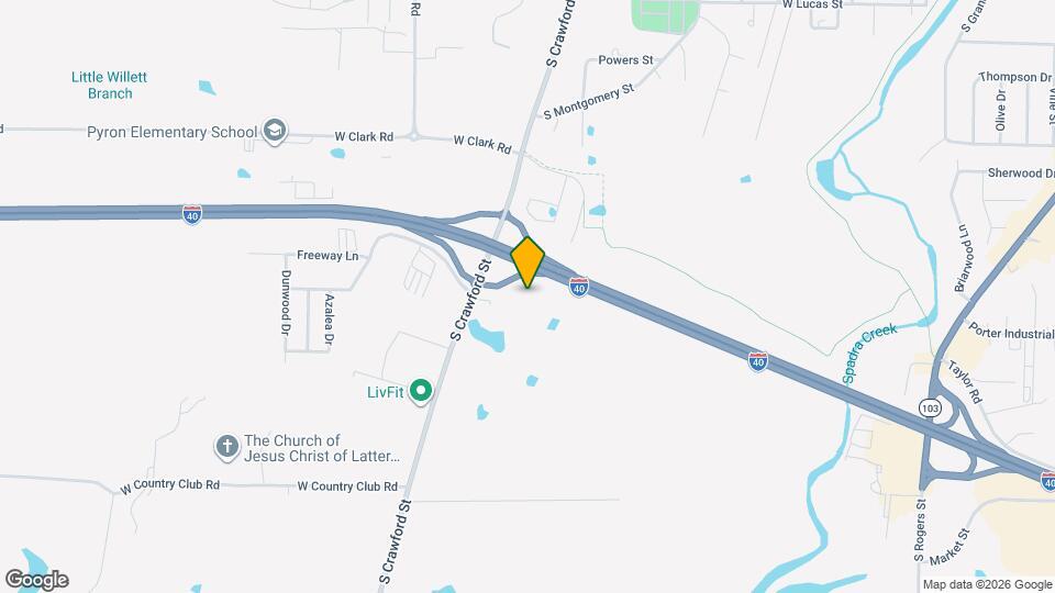 414 Massengale Rd Map and Location Details