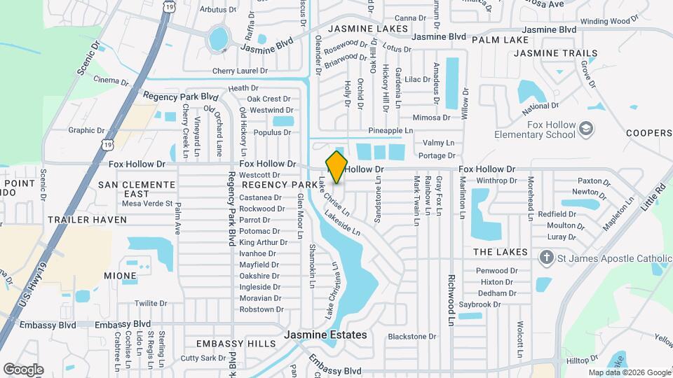 9900 Lakeside Ln Map and Location Details