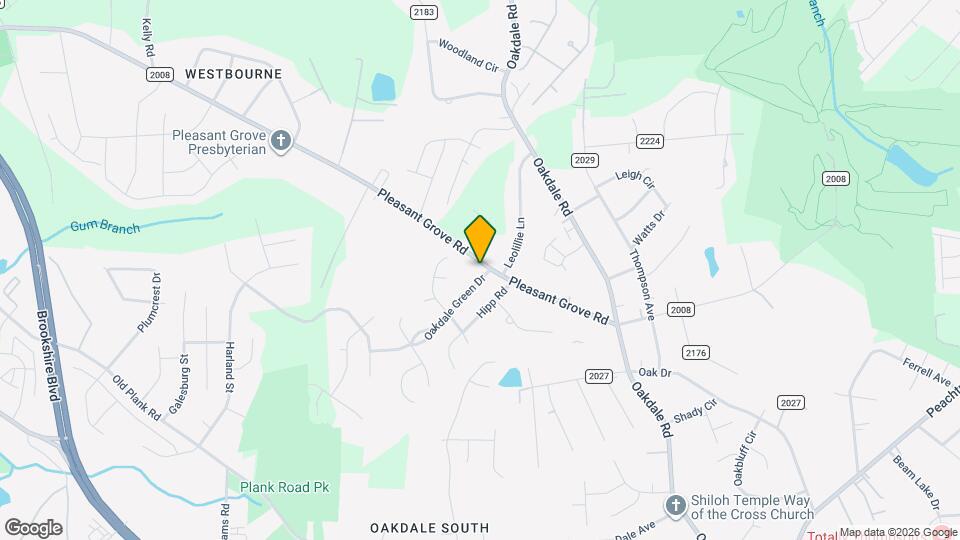 1829 Oakdale Green Dr Map and Location Details