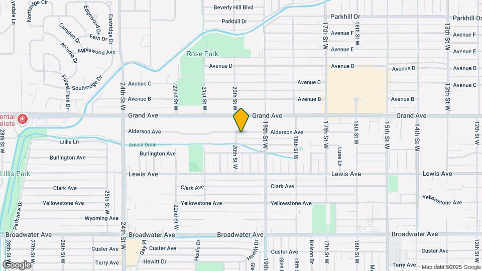 1942 Alderson Ave Map and Location Details