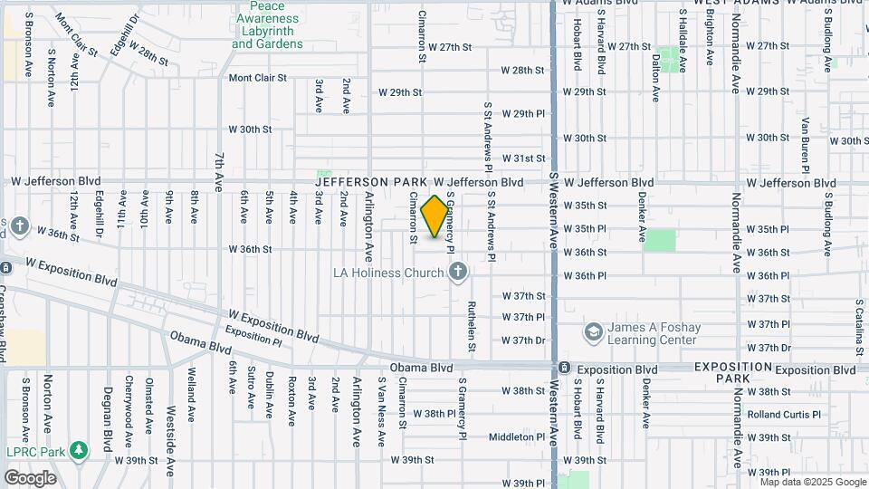 1919 W 36th St Map and Location Details