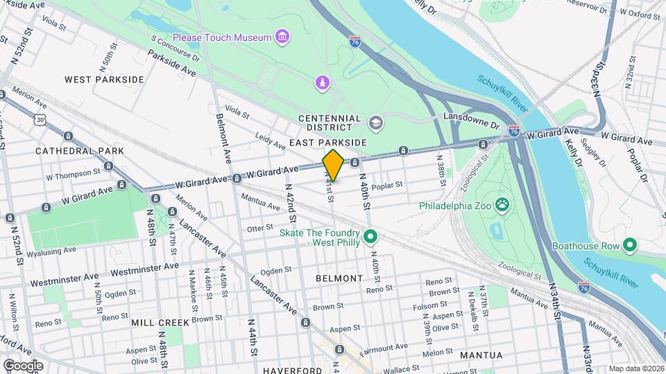1107 N 41st St, Unit 1107 N 41st St Map and Location Details